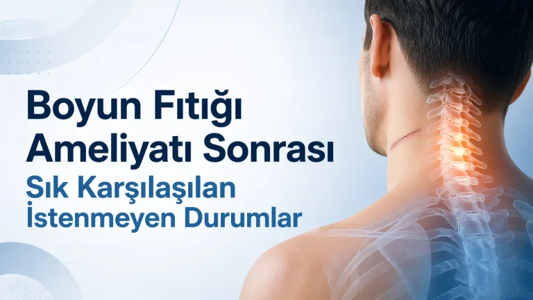 Boyun Fıtığı Ameliyatı Sonrası Sık Karşılaşılan İstenmeyen Durumlar Nelerdir