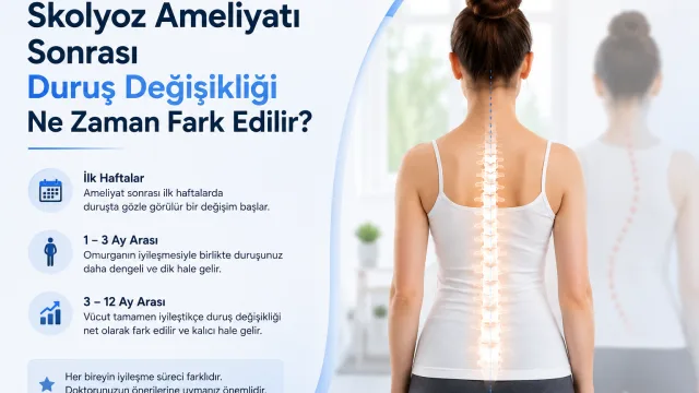 Skolyoz ameliyatı sonrası duruş değişikliği ne zaman fark edilir?