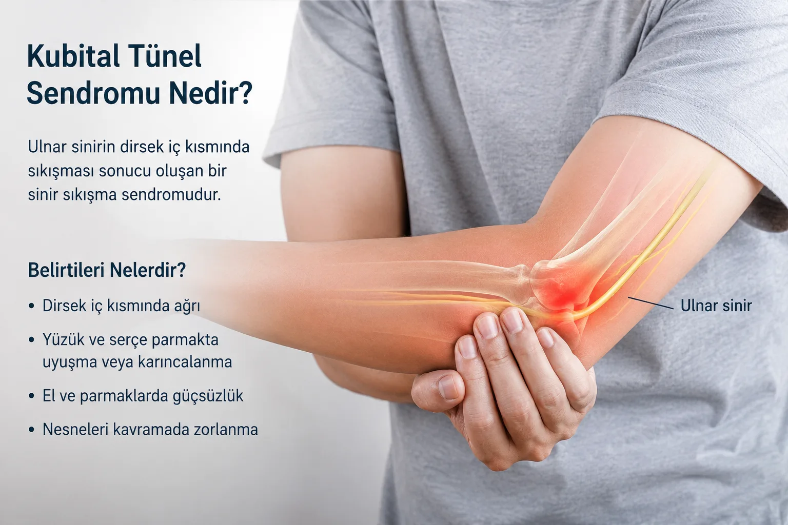 Kubital Tünel Sendromu Nedir? Belirtileri Nelerdir?