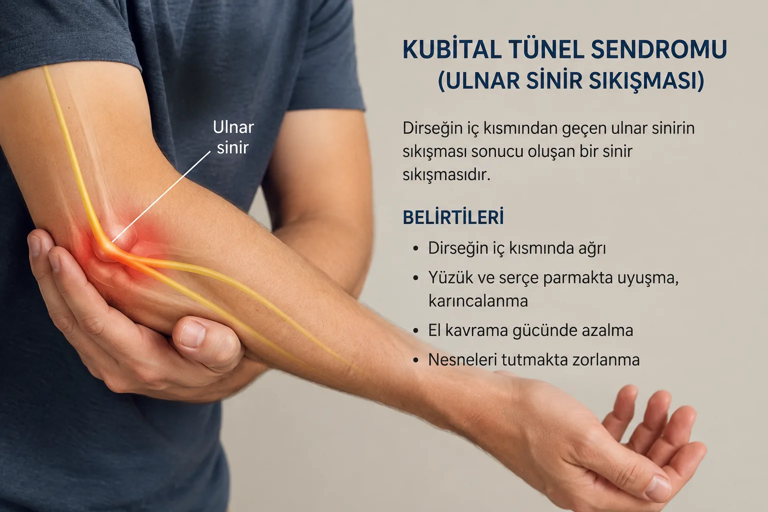 Kubital Tünel Sendromu Nedir? Belirtileri Nelerdir?